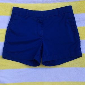 J.Crew Riviera Blue Cotton Twill Shorts size 0 🏠